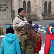 Henner bei der Kinder-Krimi-Tour