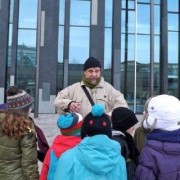 Henner bei der Kinder-Krimi-Tour